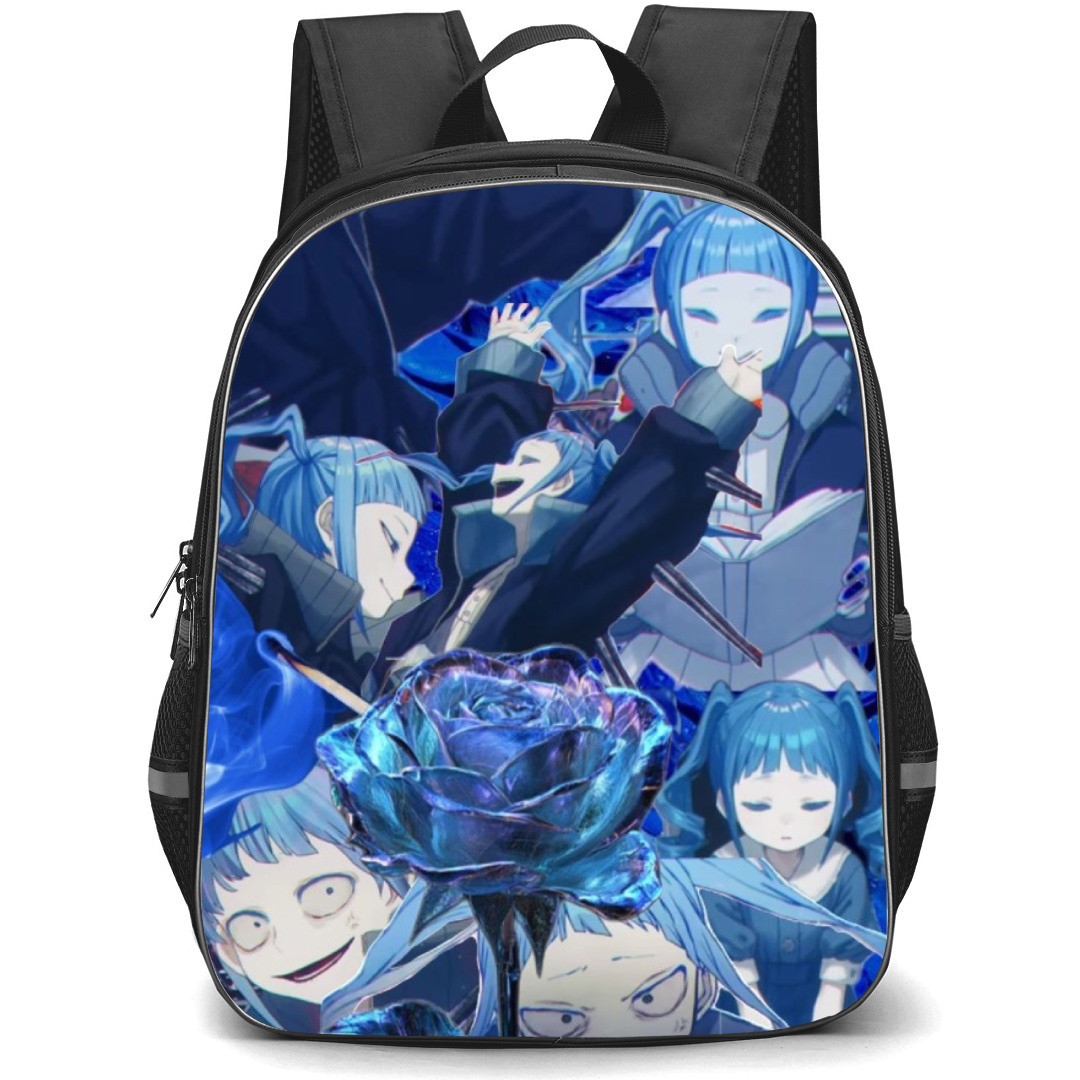 Ado Backpack StudentPack - Ado RuLe Collage Blue Rose