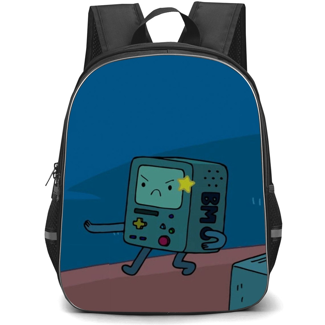 Adventure Time BMO School Backpack StudentPack - BMO Angry Expression Illustration
