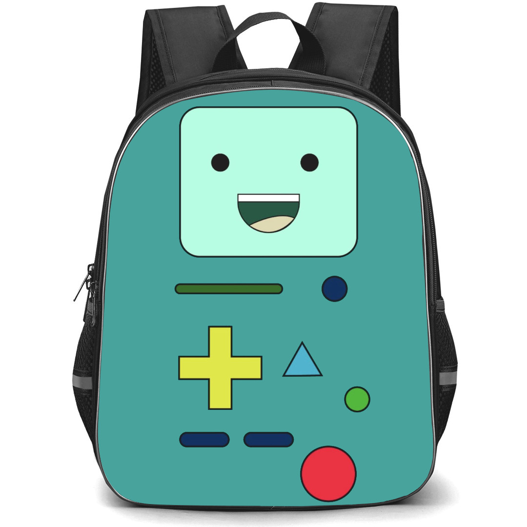 Adventure Time BMO School Backpack StudentPack - BMO Happy Expression Illustration