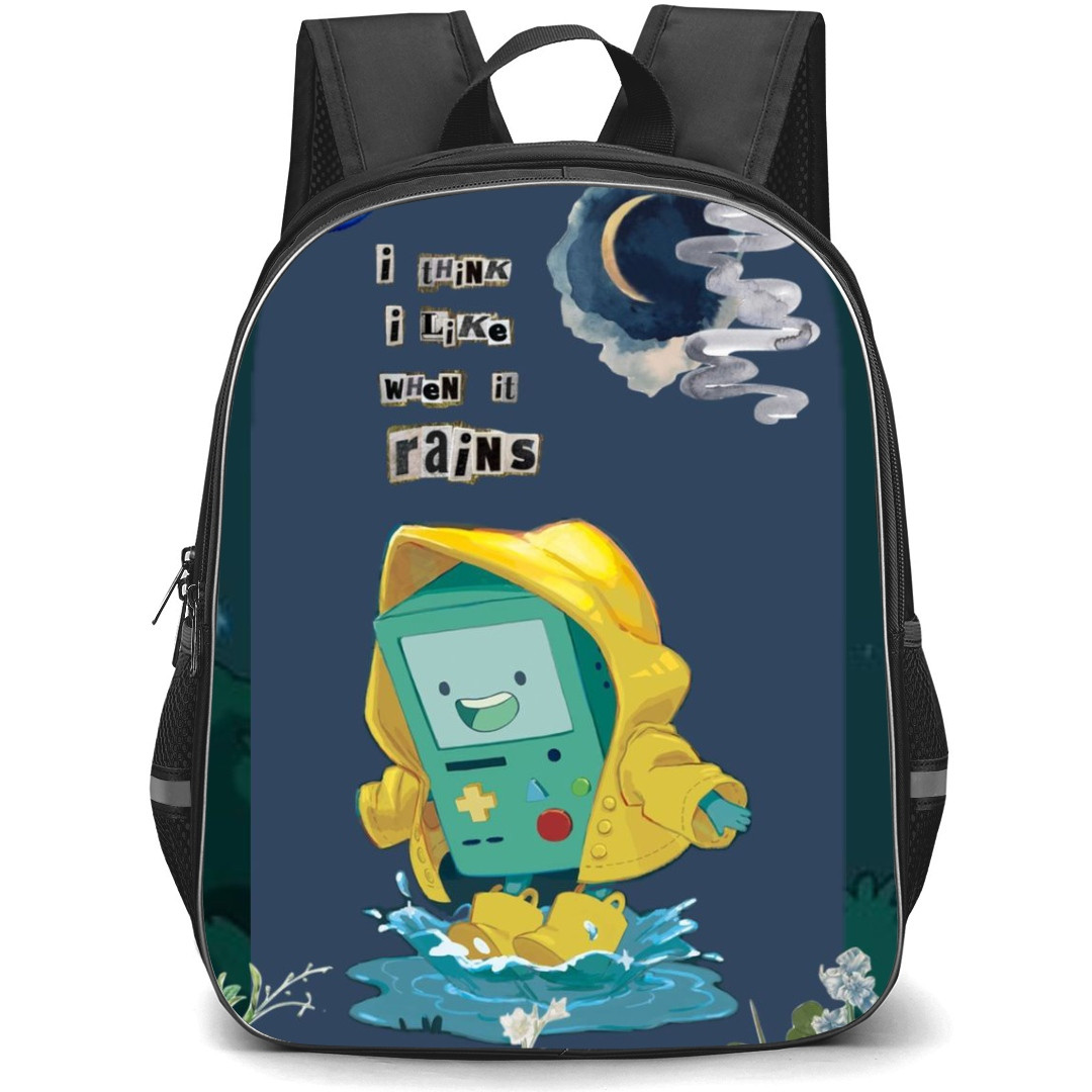 Adventure Time BMO School Backpack StudentPack - BMO Like When It Rains