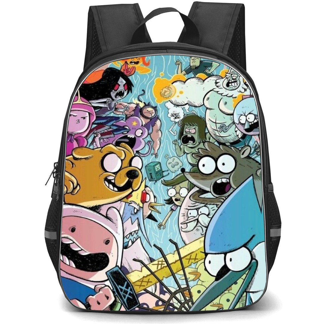 Adventure Time School Backpack StudentPack - Characters Face Off Illustration