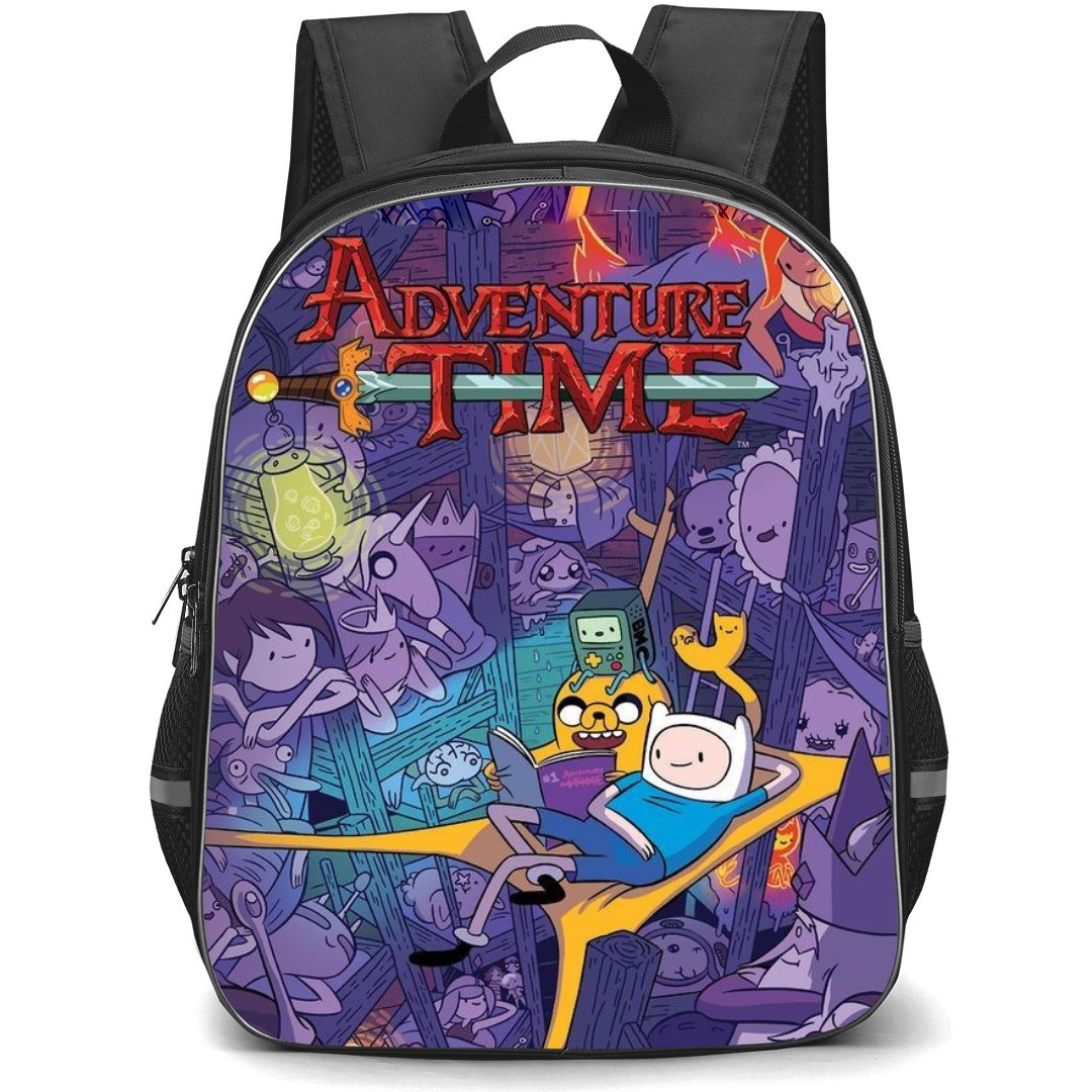 Adventure Time School Backpack StudentPack - Characters Reading Illustration