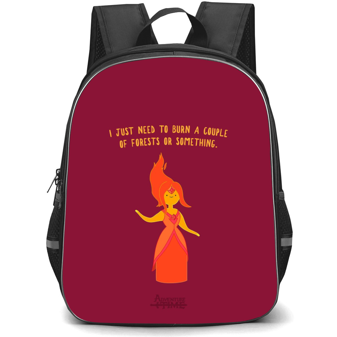 Adventure Time Flame Princess School Backpack StudentPack - Flame Princess Burn Couple Of Forest