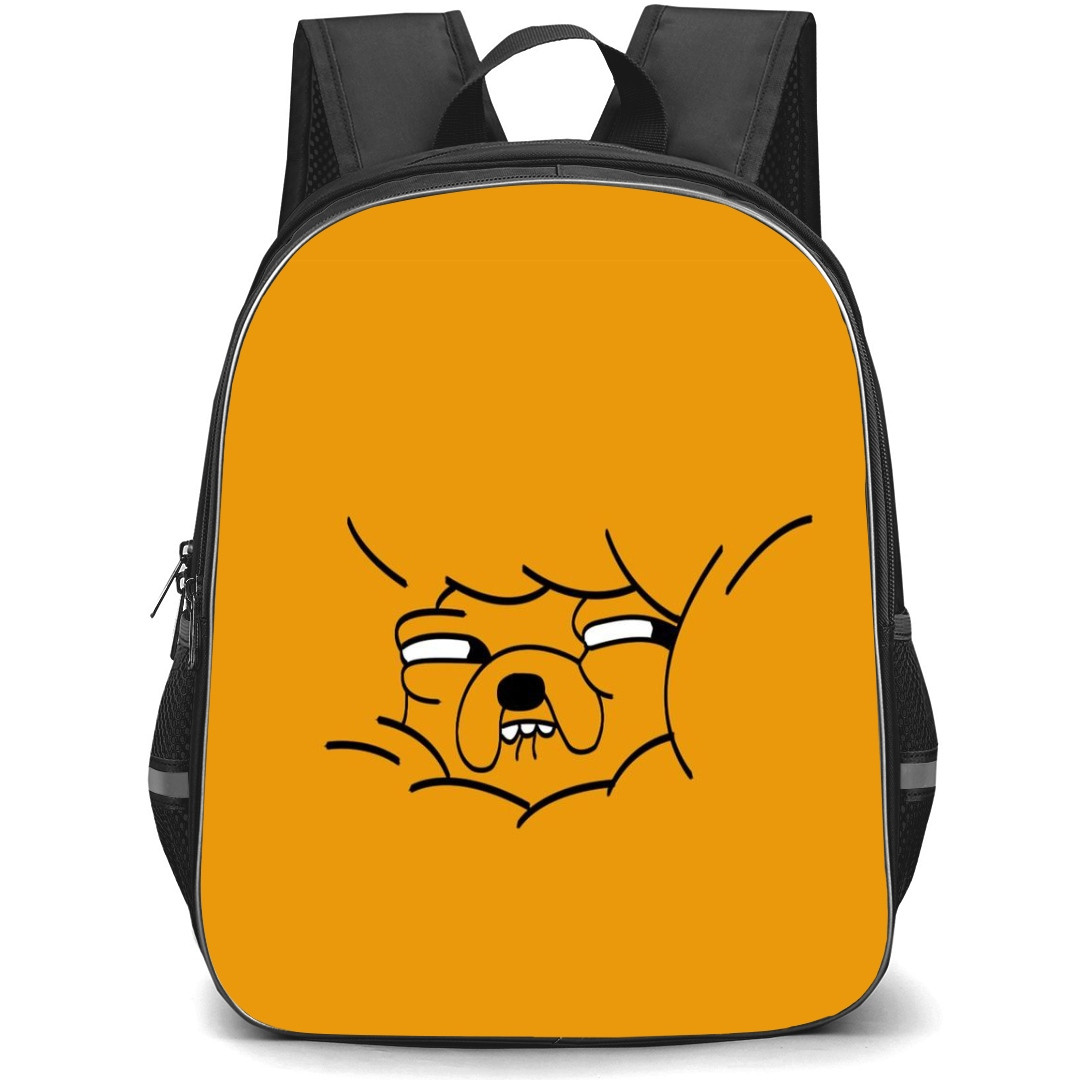 Adventure Time Jake The Dog School Backpack StudentPack - Jake The Dog Angry Face Illustration