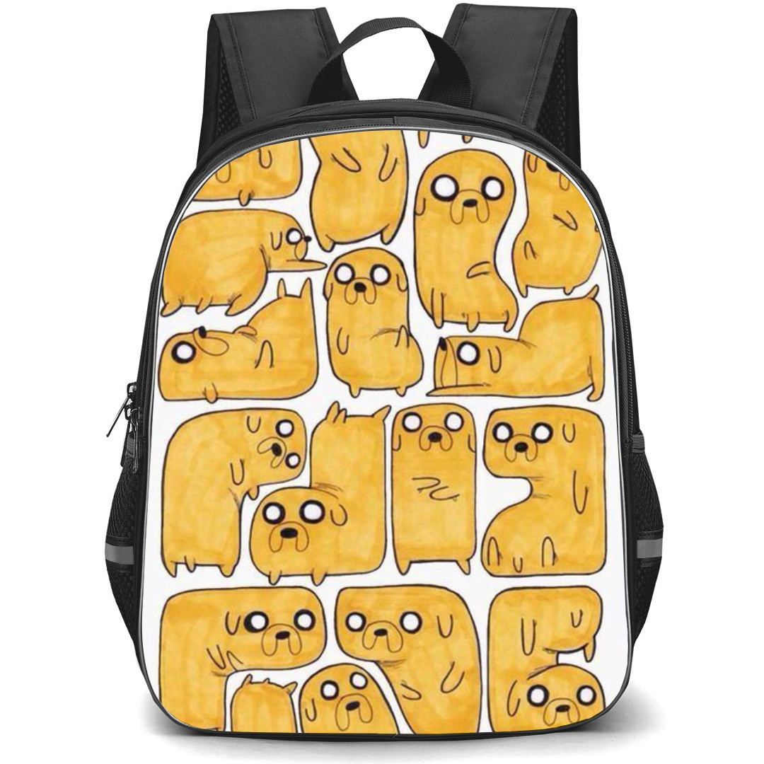 Adventure Time Jake The Dog School Backpack StudentPack - Jake The Dog Pose Collage