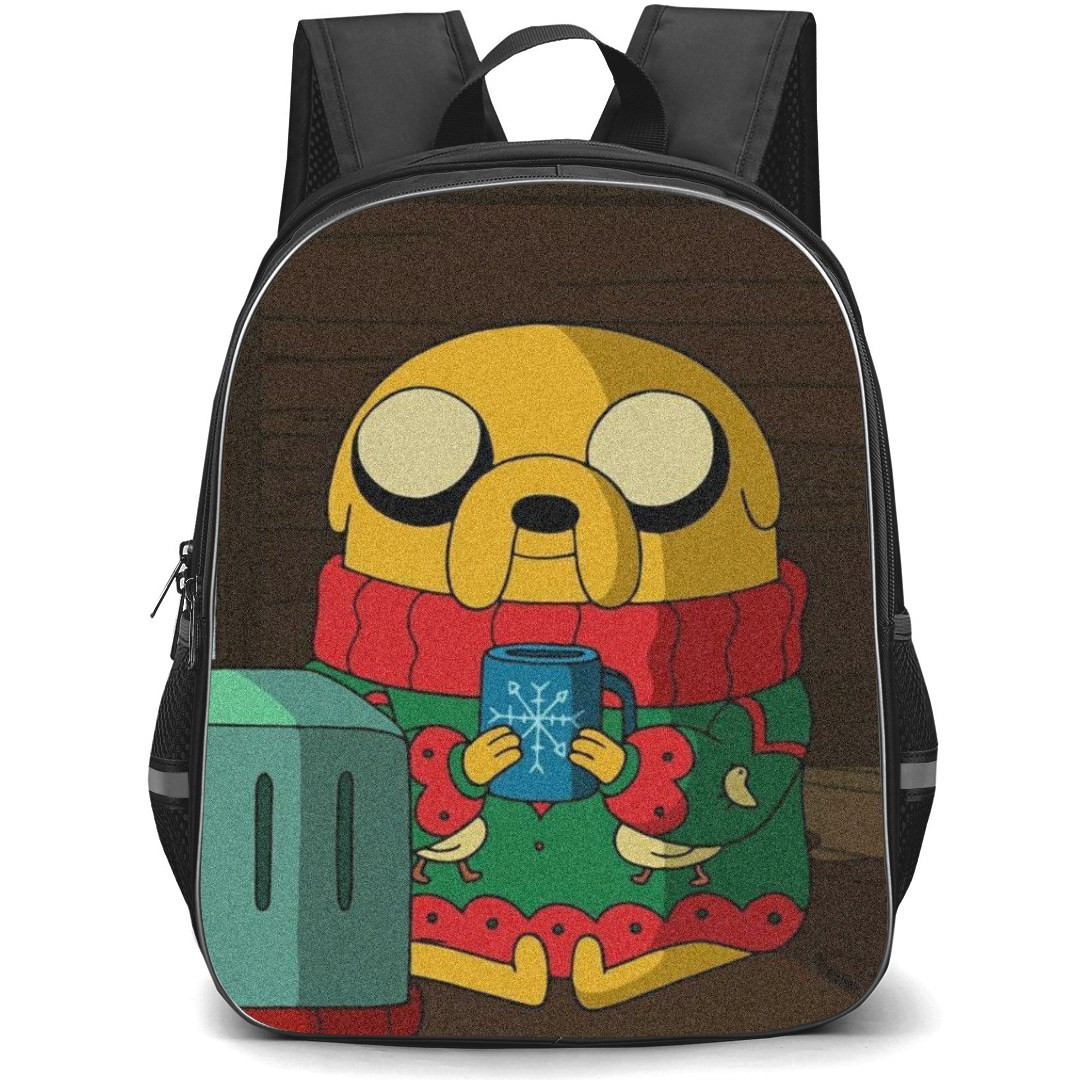 Adventure Time Jake The Dog School Backpack StudentPack - Jake The Dog Wearing Sweater Illustration