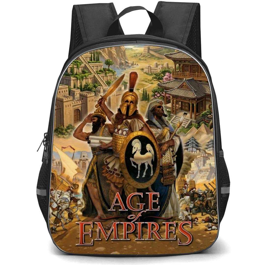 Age Of Empires Backpack School Bag StudentPack - Age Of Empires Game Cover Art