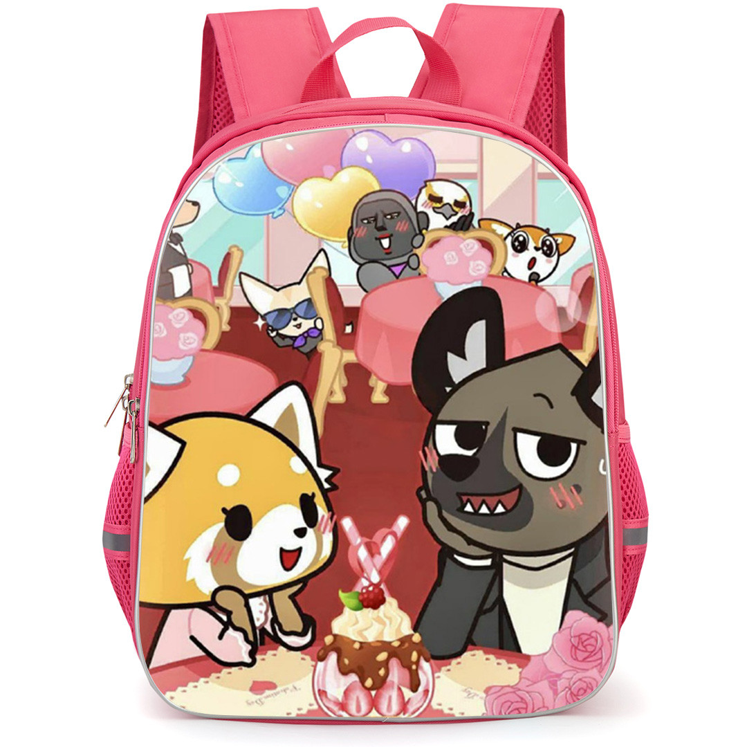 Aggretsuko Backpack School Bag StudentPack - Characters Date Ice Cream