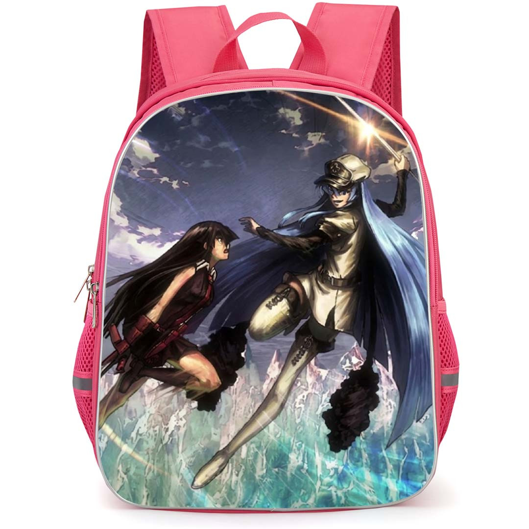 Akame Ga Kill Backpack School Bag StudentPack - Akame And Esdeath Duel Poster