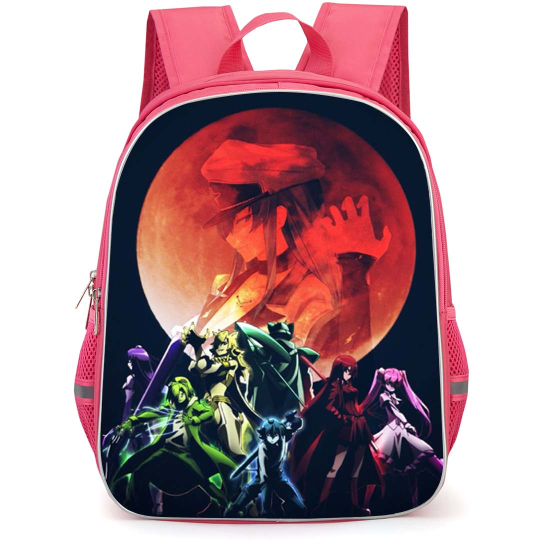 Akame Ga Kill Backpack School Bag StudentPack - Akame Ga Kill Characters Red Moon Fierce Poster