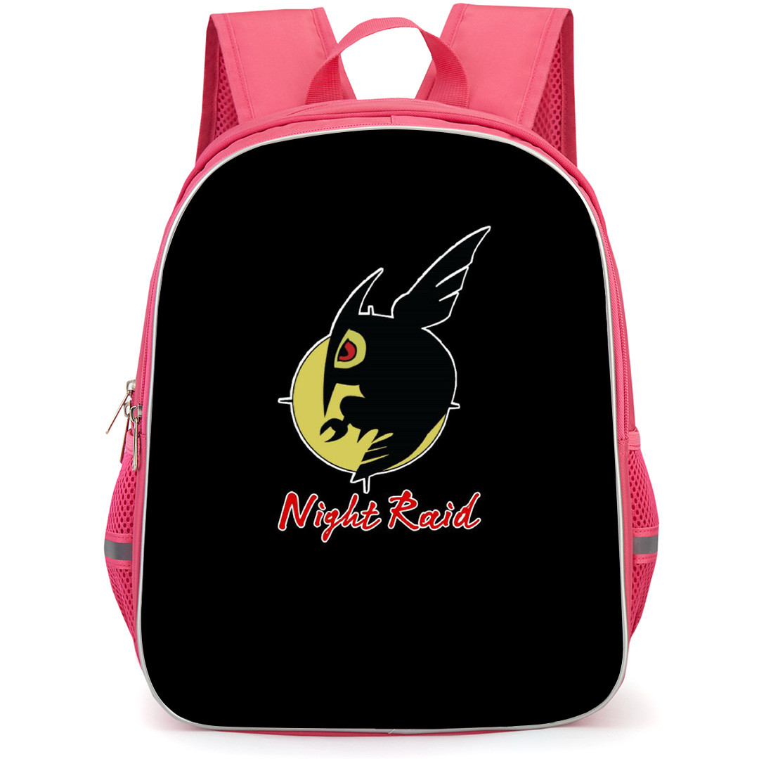 Akame Ga Kill Backpack School Bag StudentPack - Akame Ga Kill Night Raid Logo On Black Background
