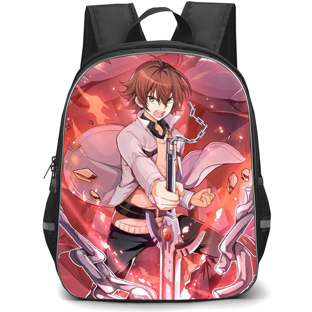 Akame Ga Kill Tatsumi Backpack School Bag StudentPack - Tatsumi Incursio Fierce Portrait