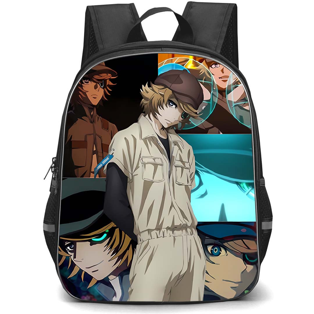 Akudama Drive Hacker Backpack School Bag StudentPack - Hacker Different Scenes Collage Sticker