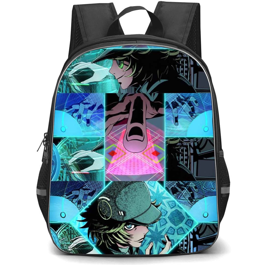 Akudama Drive Hacker Backpack School Bag StudentPack - Hacker Different Scenes Fierce Collage