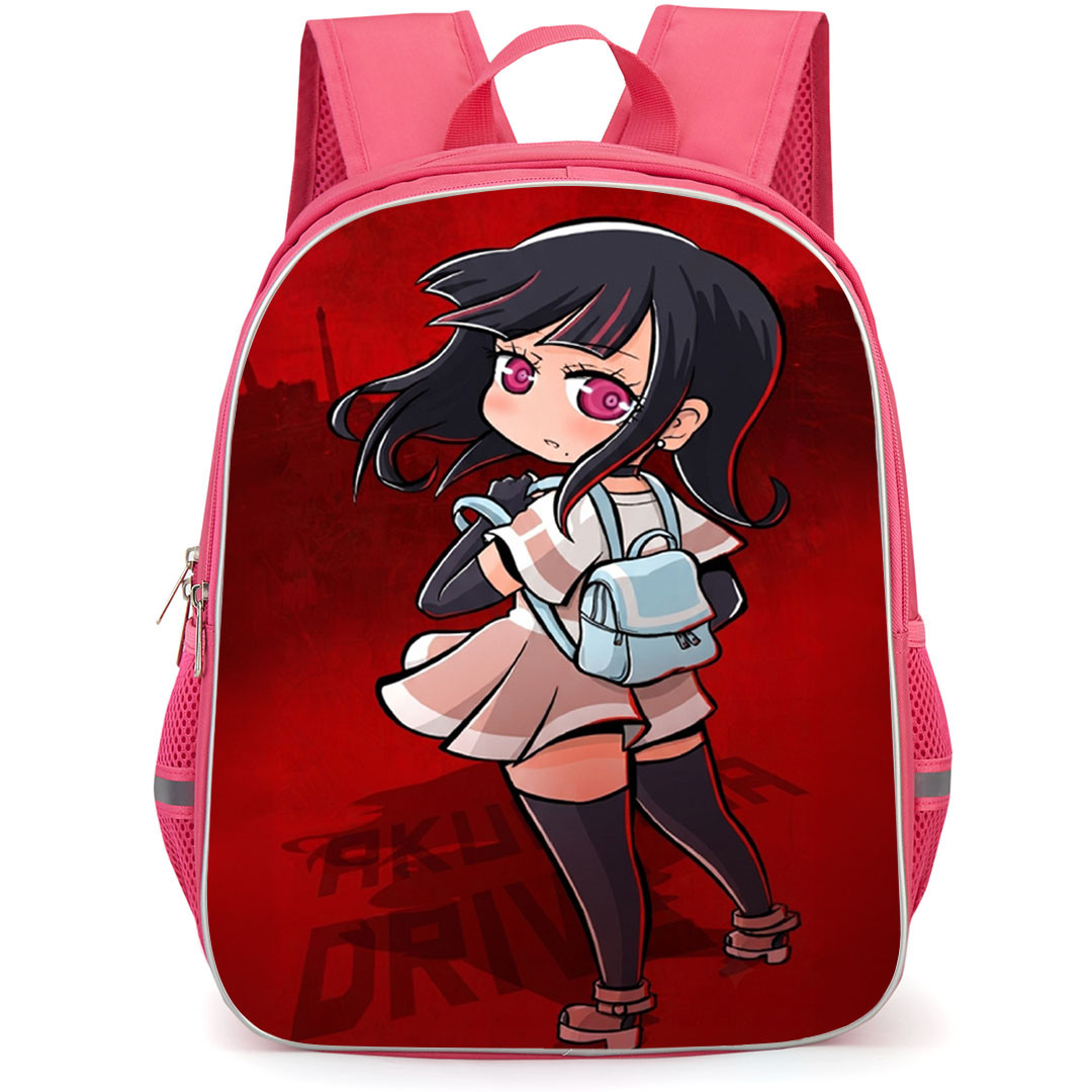 Akudama Drive Swindler Backpack School Bag StudentPack - Swindler Chibi Art Portrait Poster