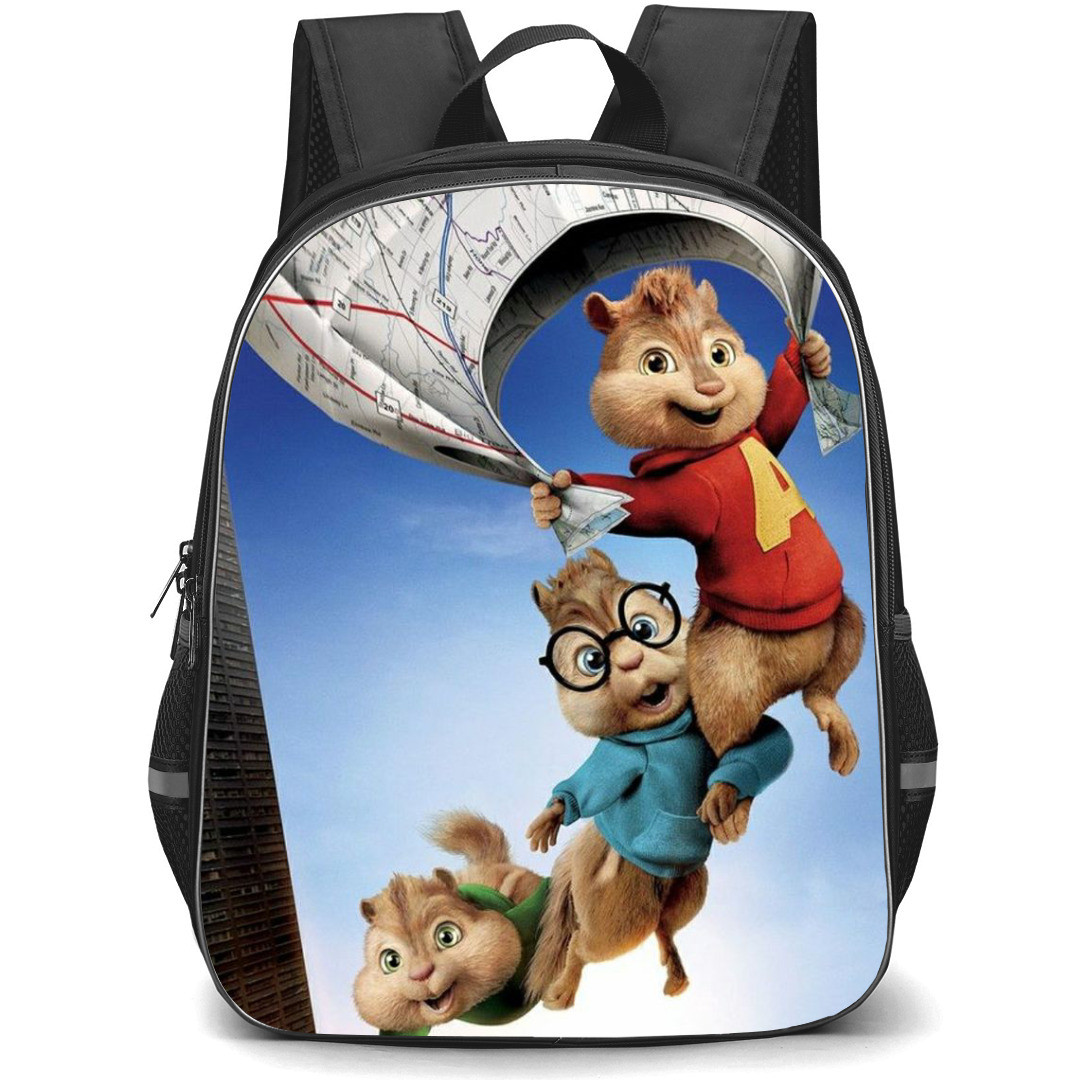 Alvin And The Chipmunks Backpack StudentPack - Characters Flying Illustration