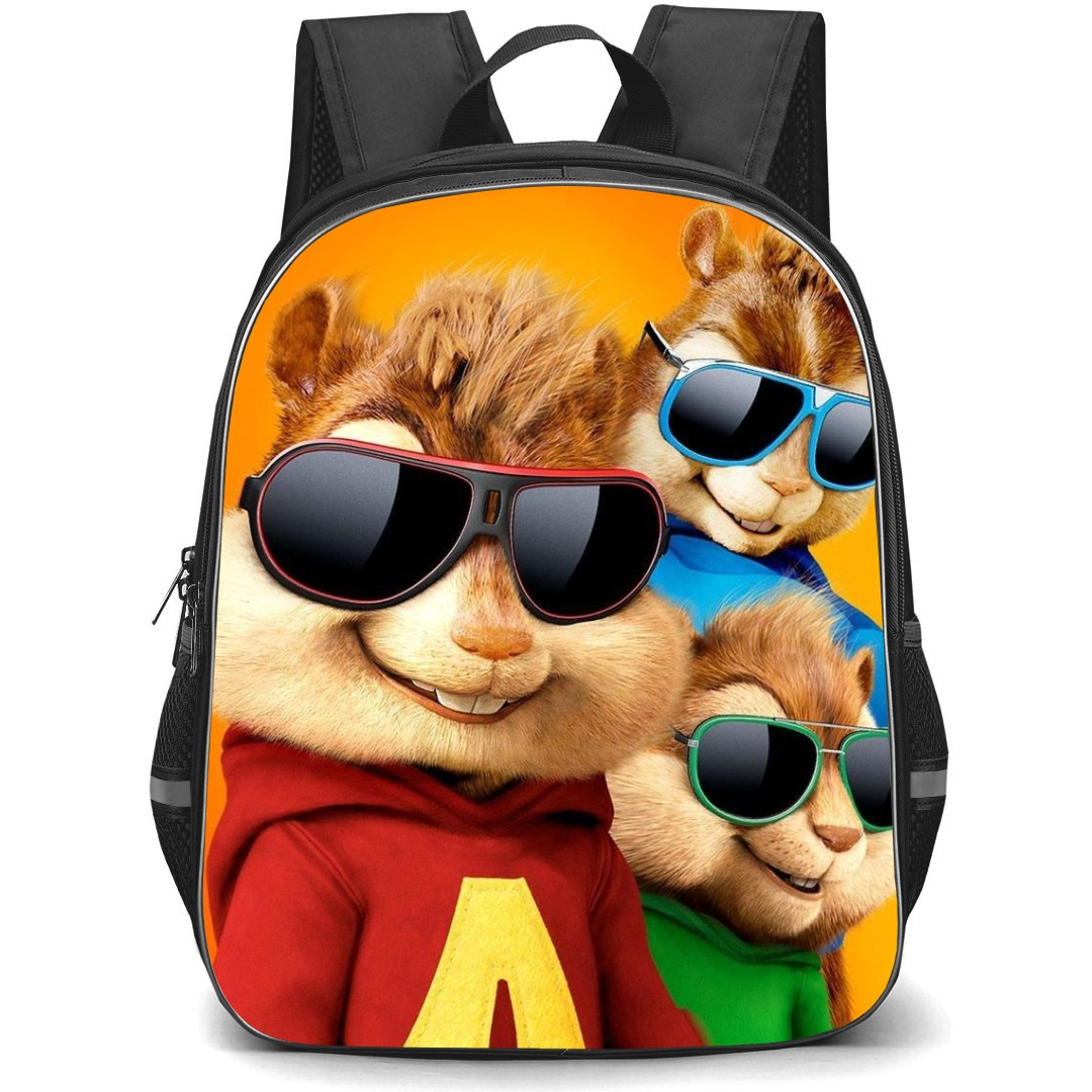 Alvin And The Chipmunks Backpack StudentPack - Characters Orange Background