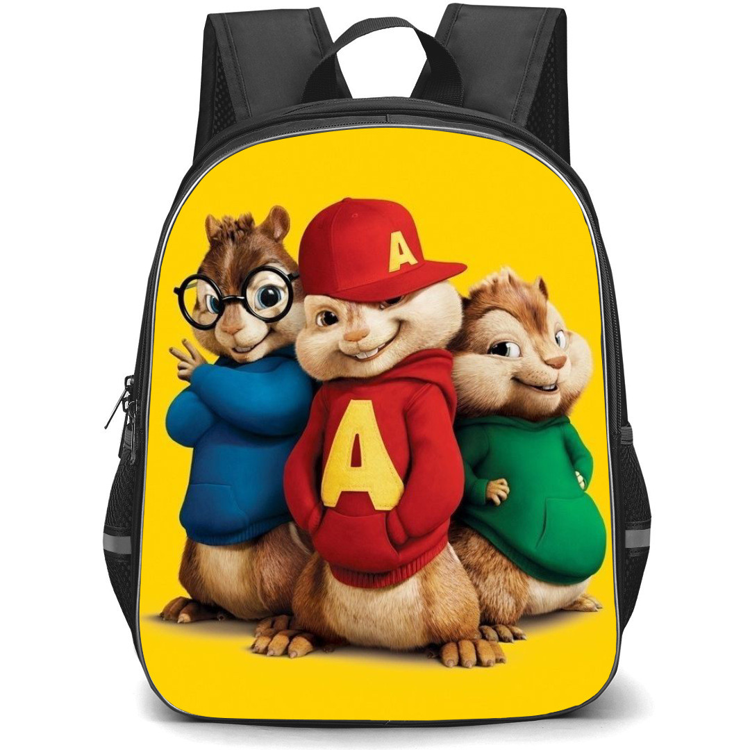 Alvin And The Chipmunks Backpack StudentPack - Characters Yellow Background