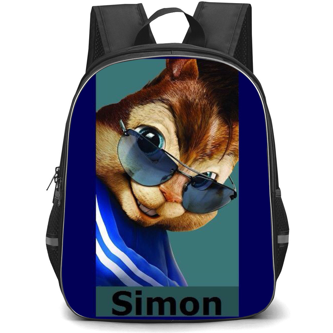 Alvin And The Chipmunks Simon Backpack StudentPack - Simon Portrait Green Background