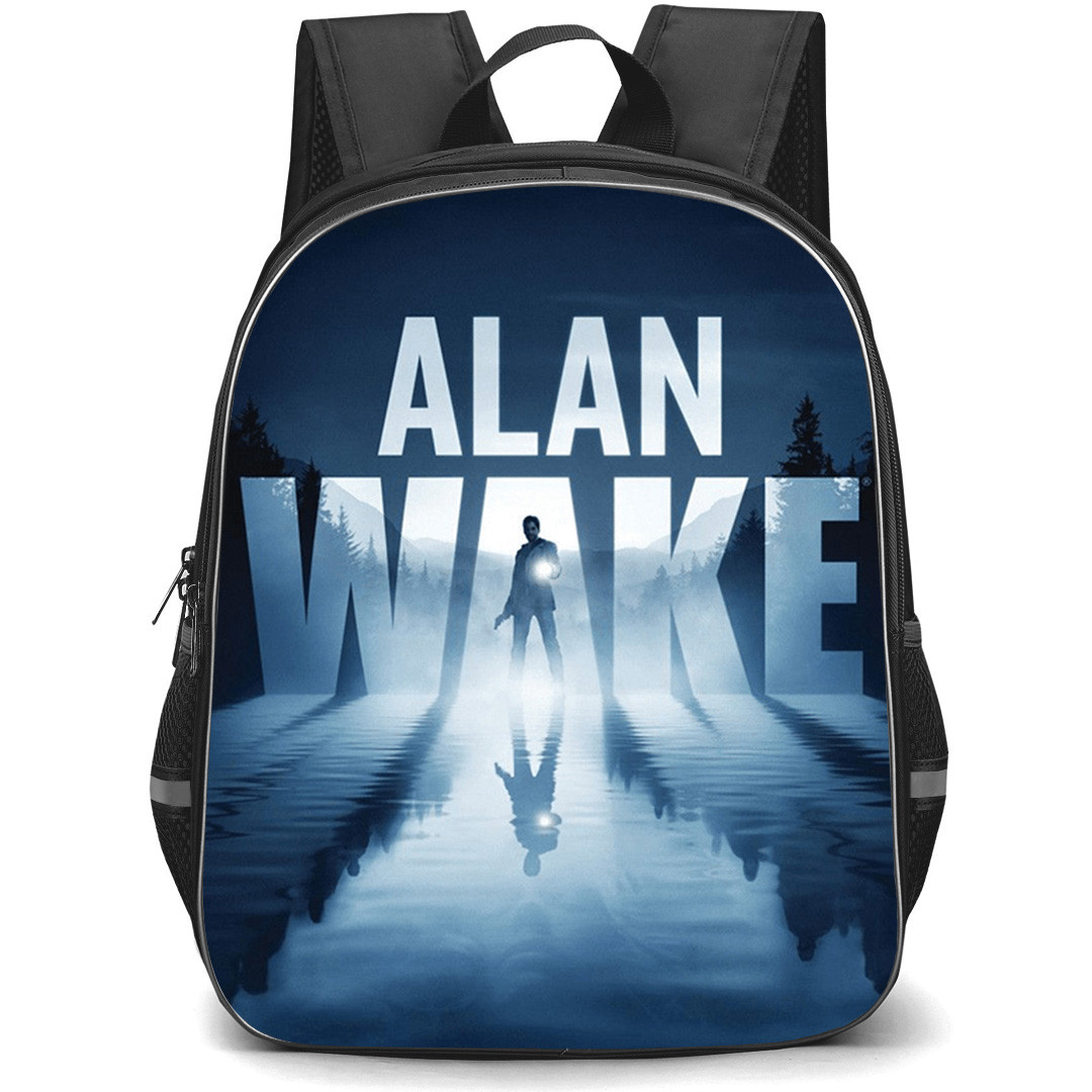 Alan Wake Backpack School Bag StudentPack - Alan Wake 1 Game Cover Art
