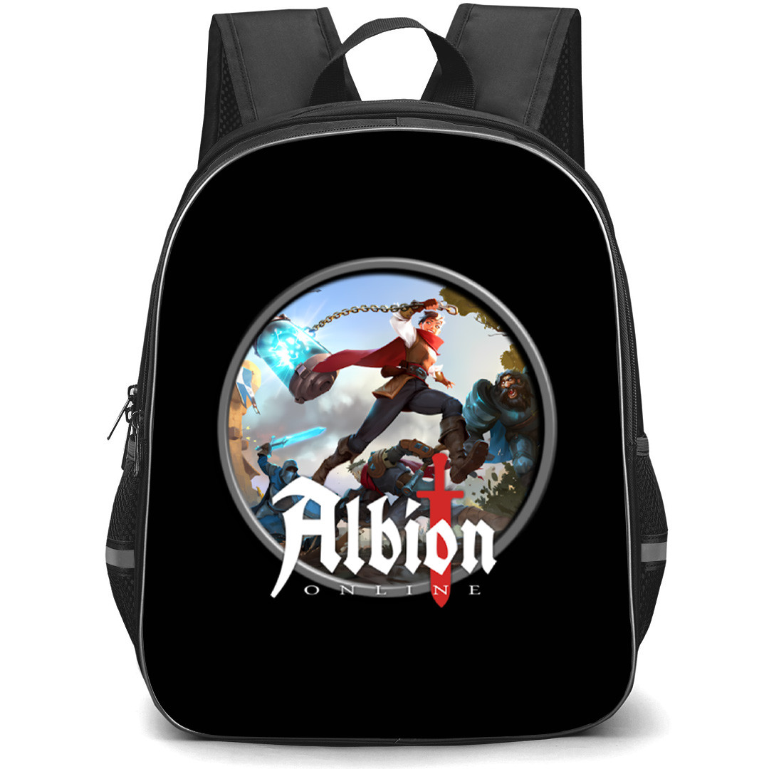 Albion Online Backpack School Bag StudentPack - Albion Online Game Logo Poster Sticker