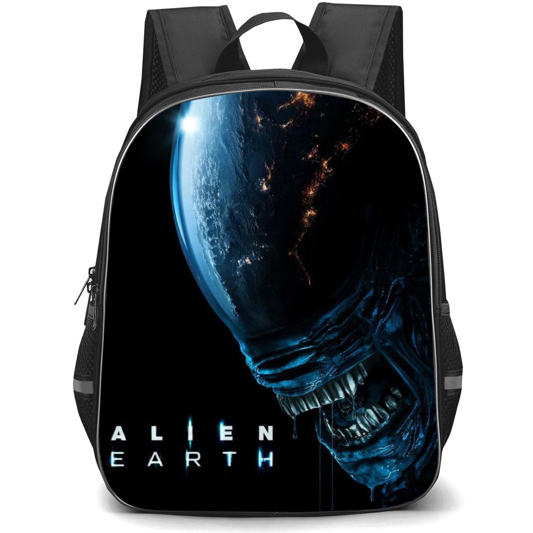 Aliens Backpack StudentPack - Alien Earth Side Portrait Series Poster