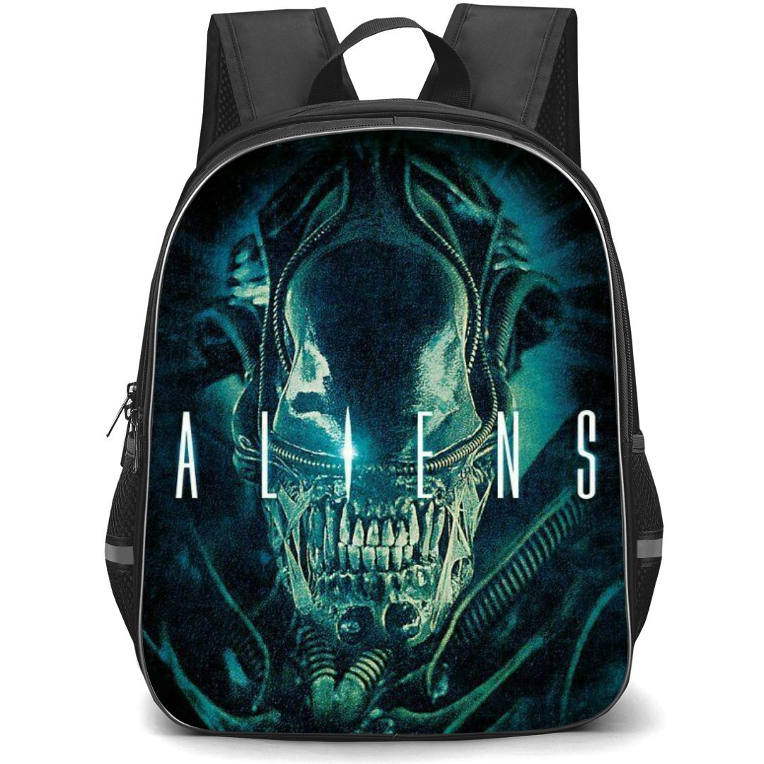 Aliens Backpack StudentPack - Alien Evil Smile Series Poster