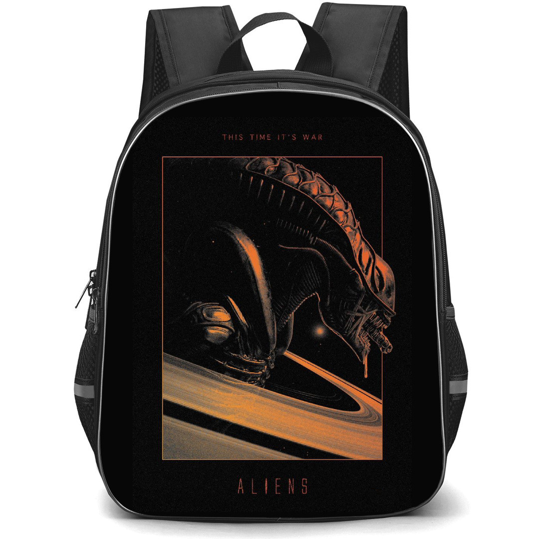 Aliens Backpack StudentPack - This Time Its War Retro Series Poster