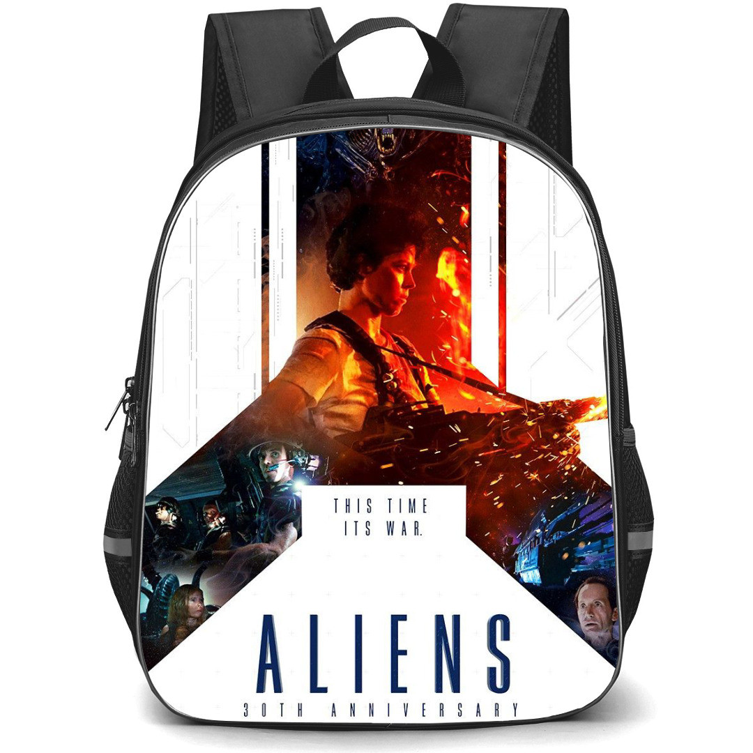 Aliens Backpack StudentPack - This Time Its War Series Poster