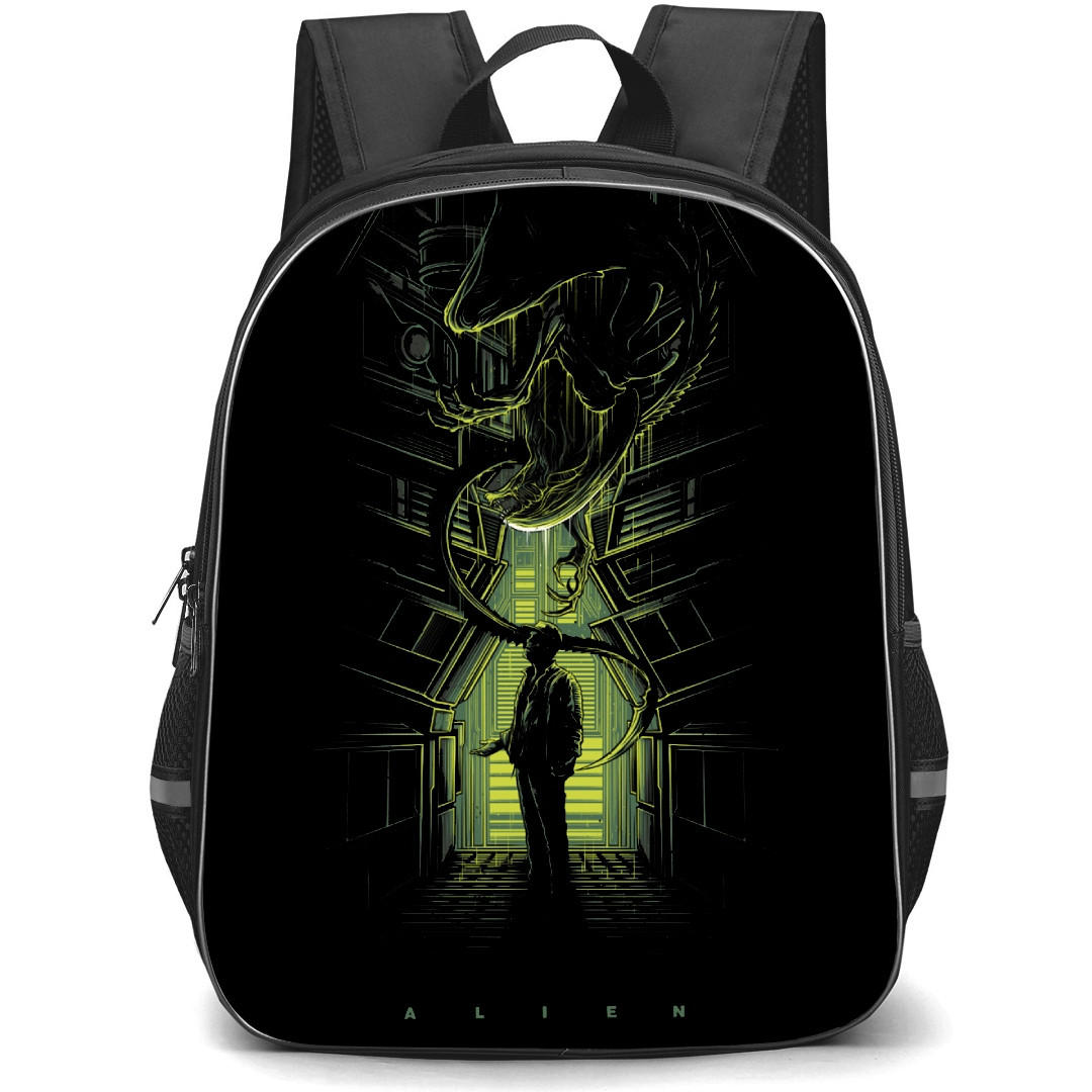 Aliens Movie Xenomorph Backpack StudentPack - Xenomorph Hunting Pop Art