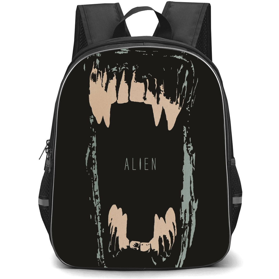 Aliens Movie Xenomorph Backpack StudentPack - Xenomorph Mouth Pop Art