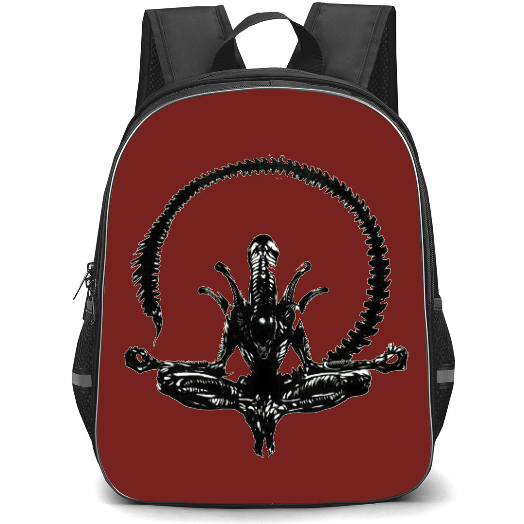 Aliens Movie Xenomorph Backpack StudentPack - Xenomorph Sitting Sticker