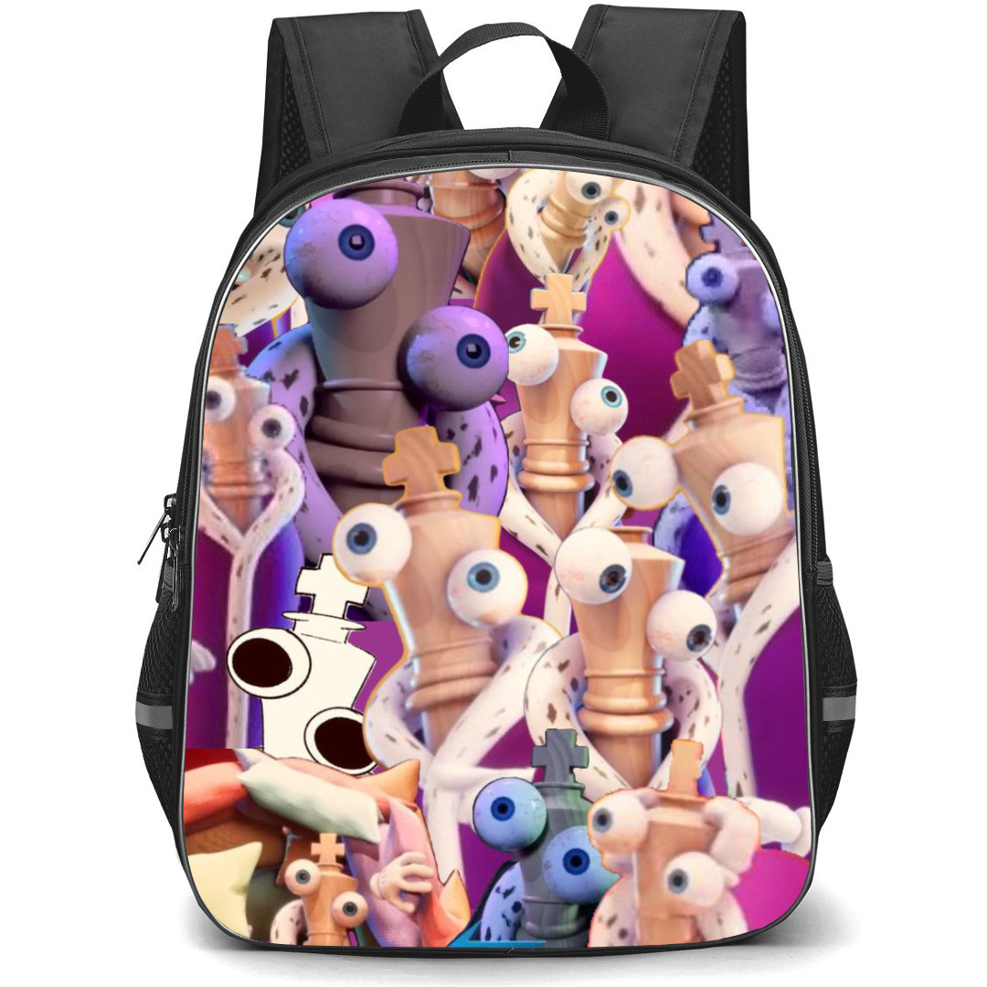 The Amazing Digital Circus Kinger Backpack StudentPack - Kinger Head Portrait Collage