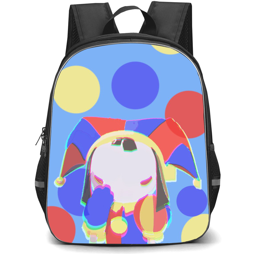 The Amazing Digital Circus Pomni Backpack StudentPack - Pomni Water Color Sillhouete