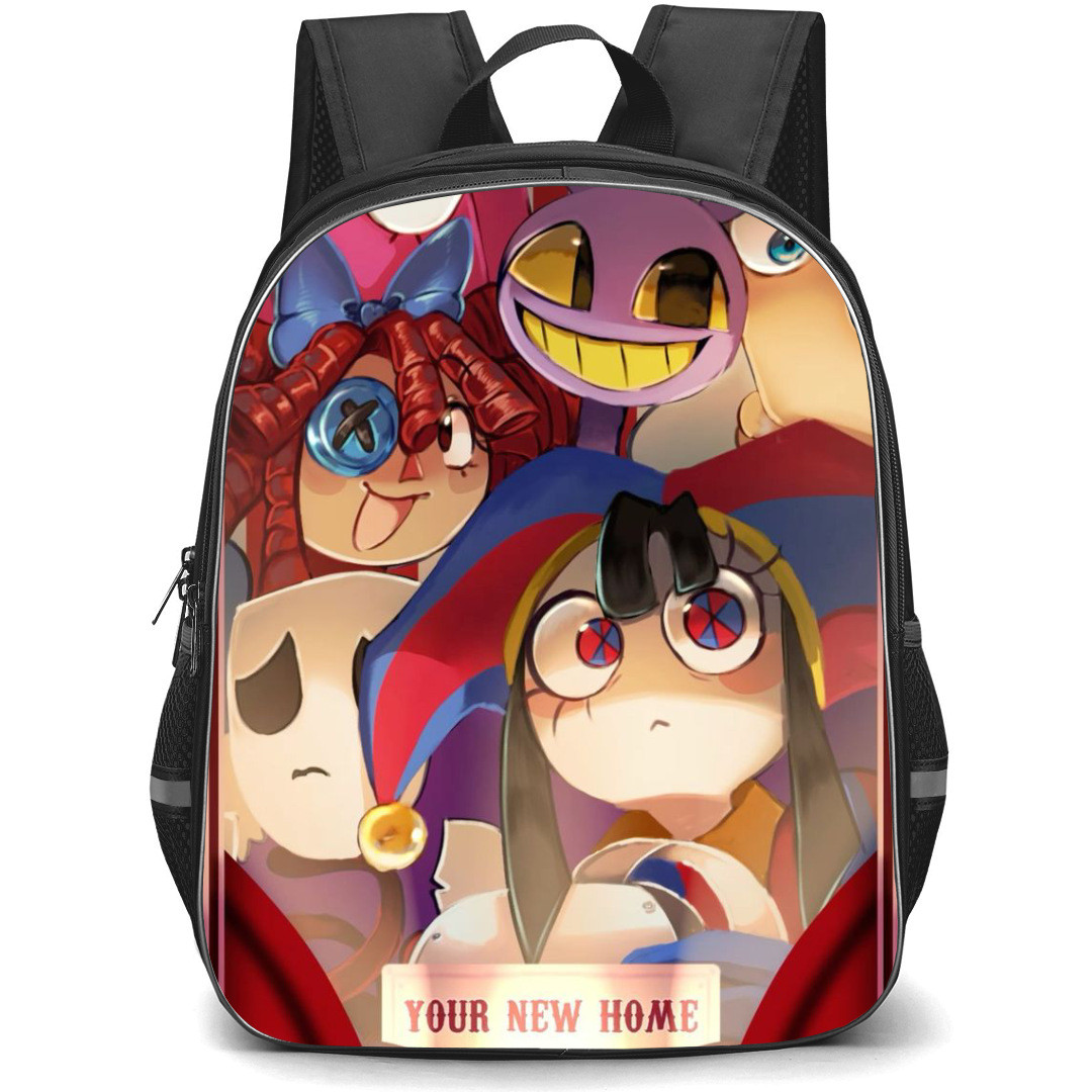 The Amazing Digital Circus Backpack StudentPack - Your New Home Poster Art