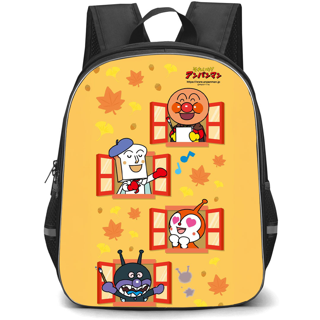 Anpanman Backpack StudentPack - Anpanman Characters Singing In The Window