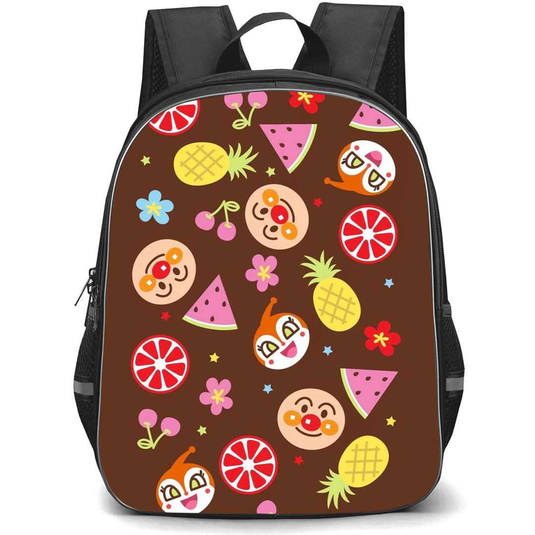 Anpanman Backpack StudentPack - Anpanman Fruit Pattern Art