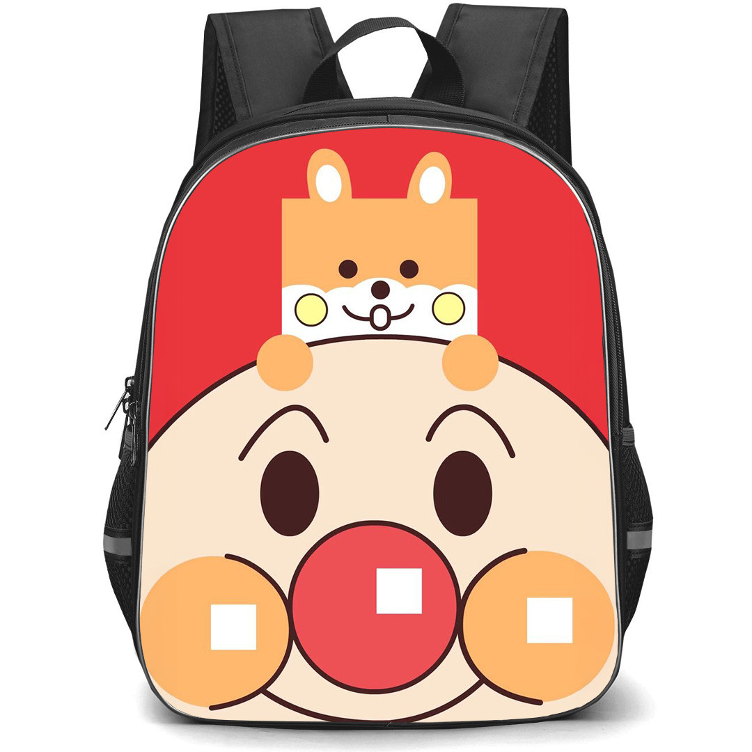 Anpanman Backpack StudentPack - Anpanman Puppy On Top