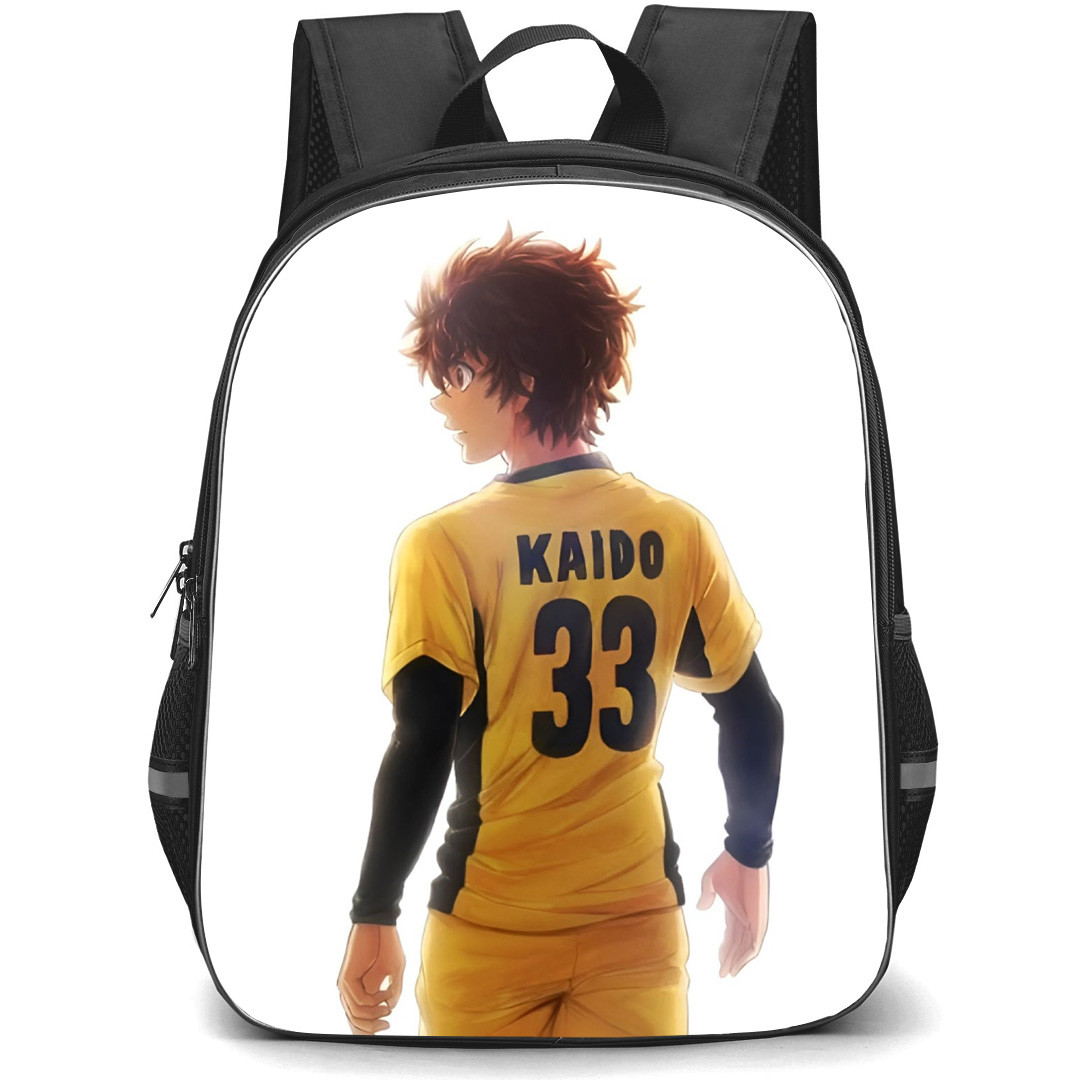 Aoashi Aoi Ashito Backpack School Bag StudentPack - Aoi Ashito Back Look Side Portrait White Background
