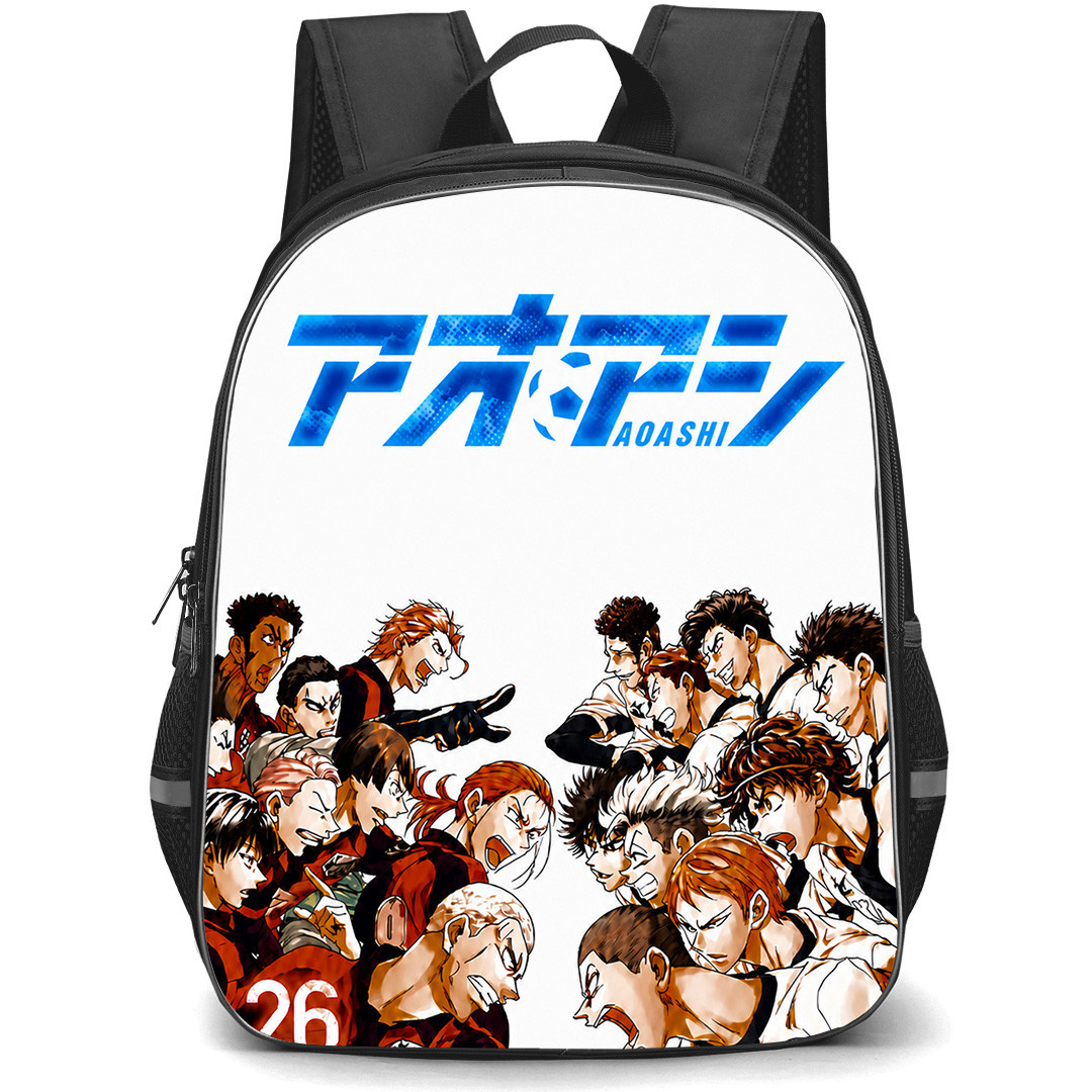 Aoashi Backpack School Bag StudentPack - Characters Fierce Battle Poster