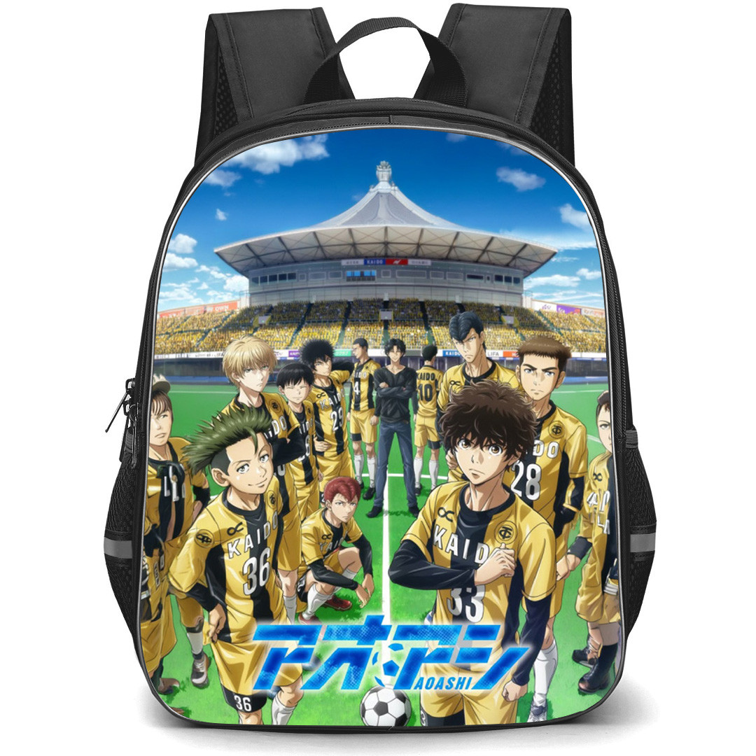 Aoashi Backpack School Bag StudentPack - Characters Fierce Portrait Series Poster