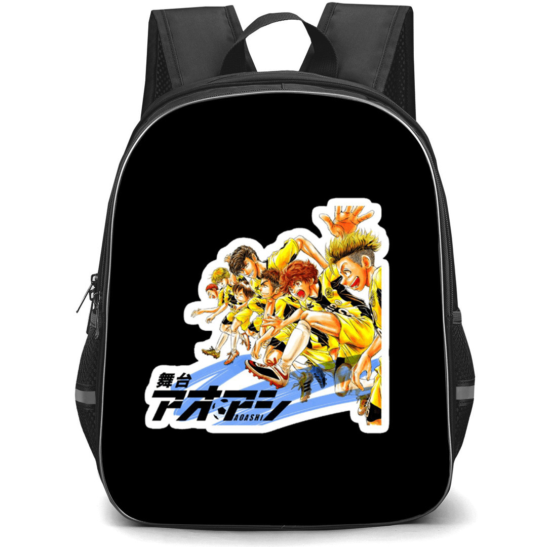 Aoashi Backpack School Bag StudentPack - Characters Running Side Portrait Series Poster