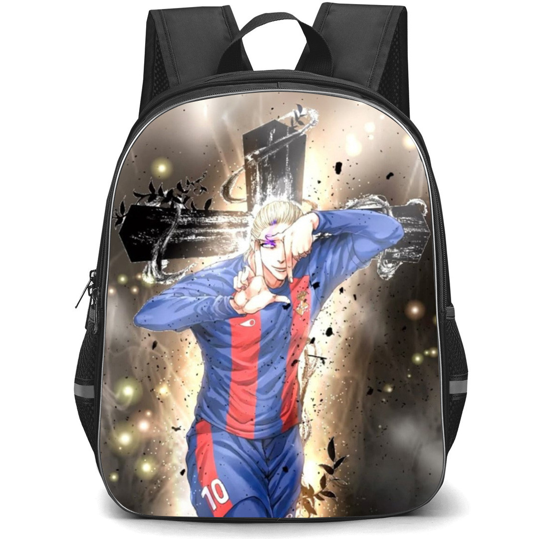 Aoashi Demian Backpack School Bag StudentPack - Demian Cross Symbol Portrait