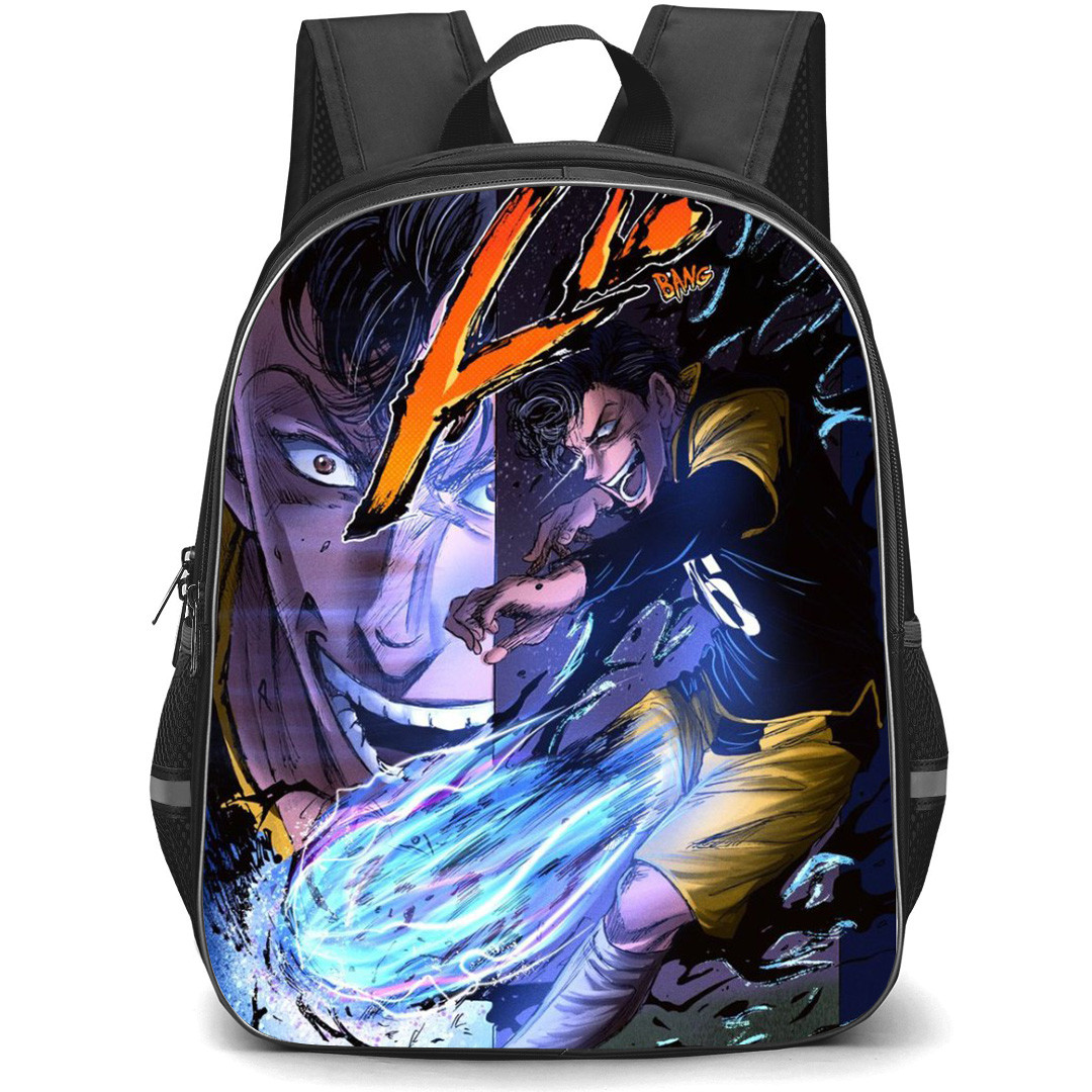 Aoashi Keiji Togashi Backpack School Bag StudentPack - Keiji Togashi Power Kick Ball Fierce Portrait