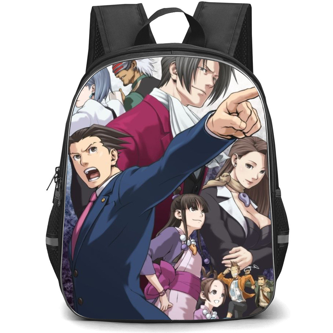 Apollo Justice Ace Attorney Trilogy Backpack StudentPack - Characters Fierce Poster
