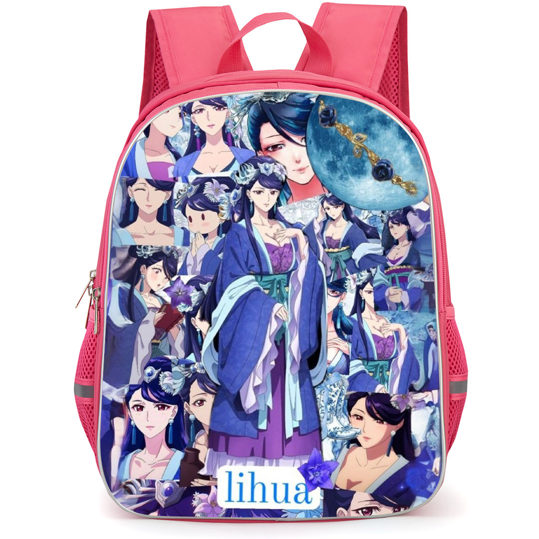 The Apothecary Diaries Lihua Backpack School Bag StudentPack - Lihua Moon Portrait Collage Poster