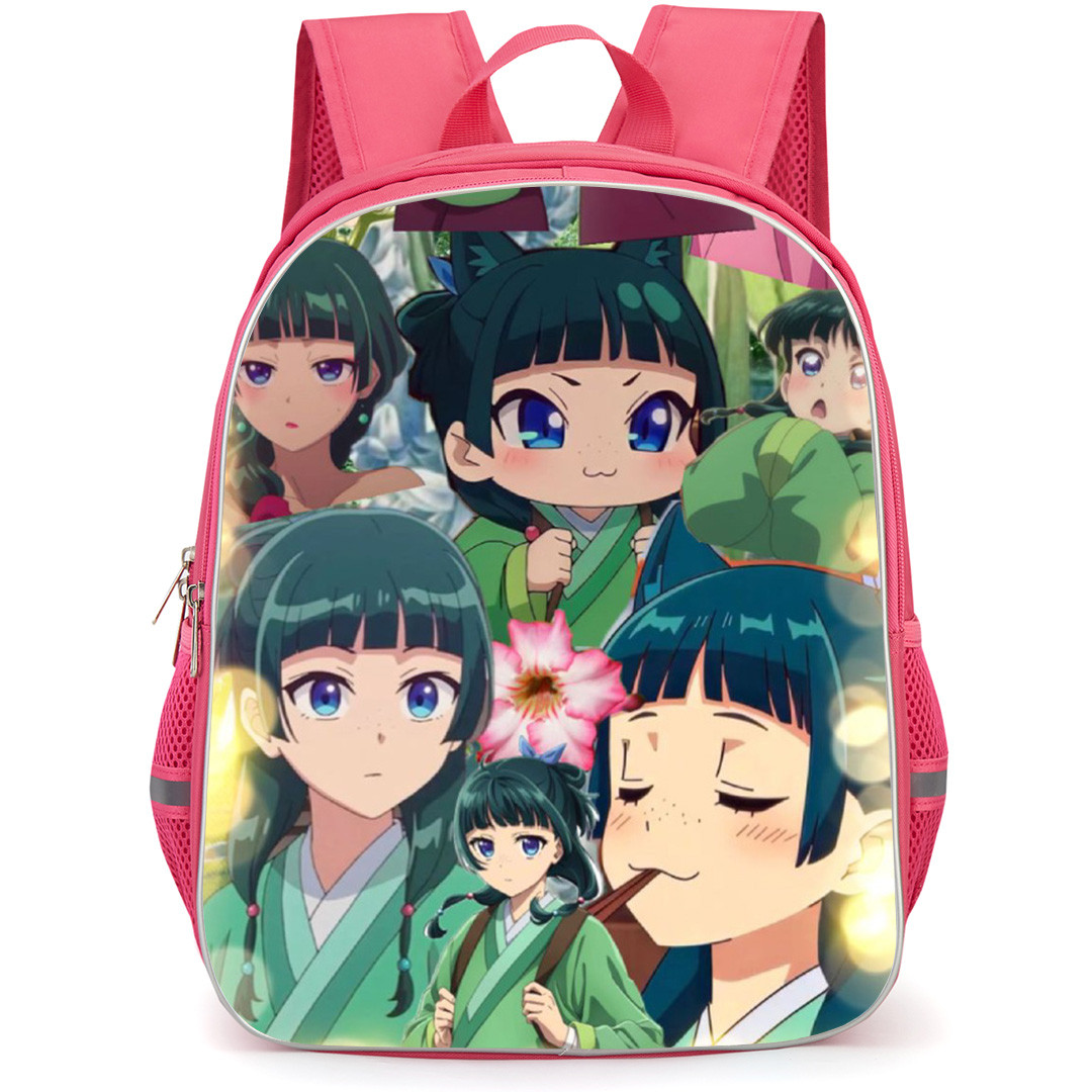 The Apothecary Diaries Maomao Backpack School Bag StudentPack - Maomao Cute Flower Portrait Collage