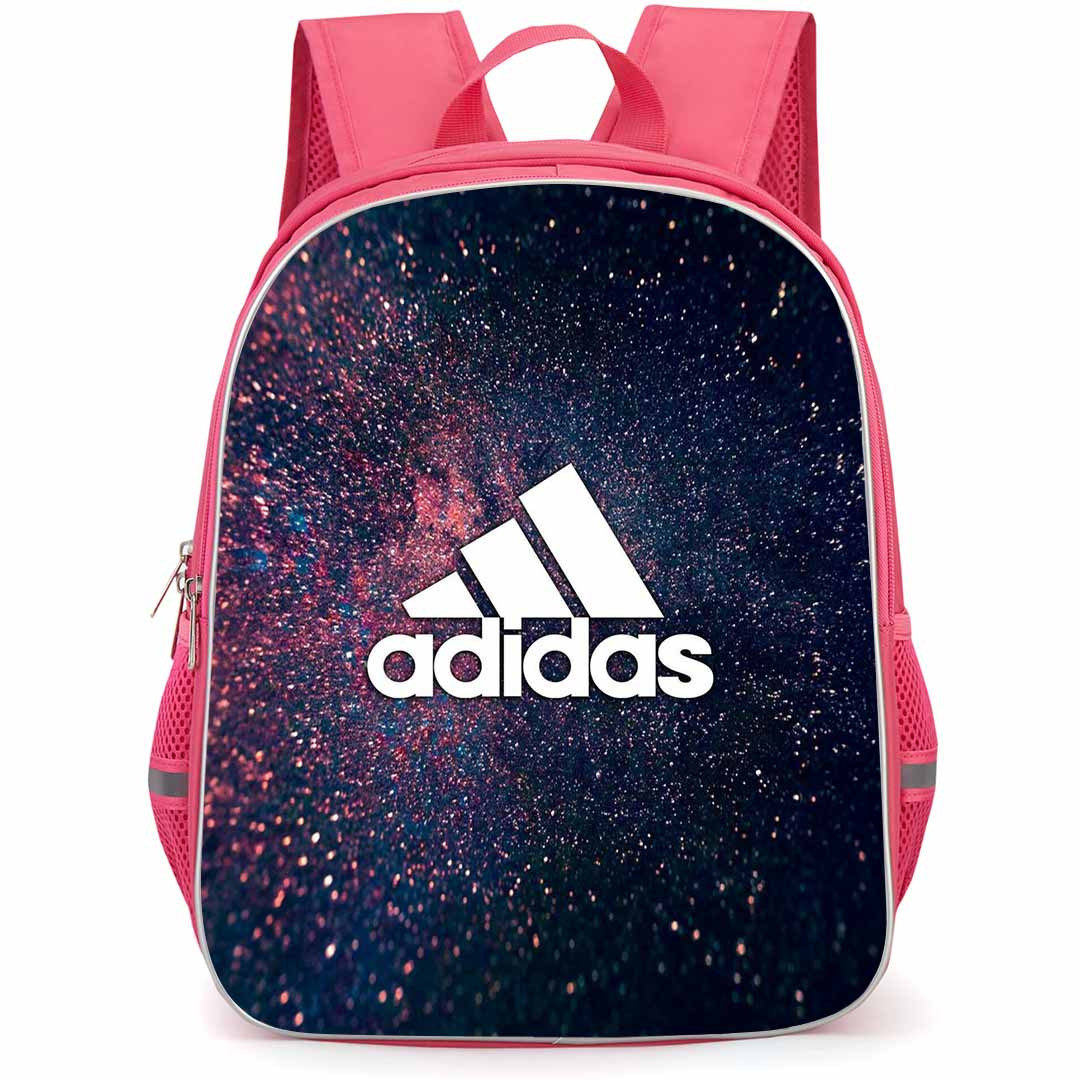 Adidas Backpack School Bag StudentPack - Adidas Logo On Abstract Glitter Background
