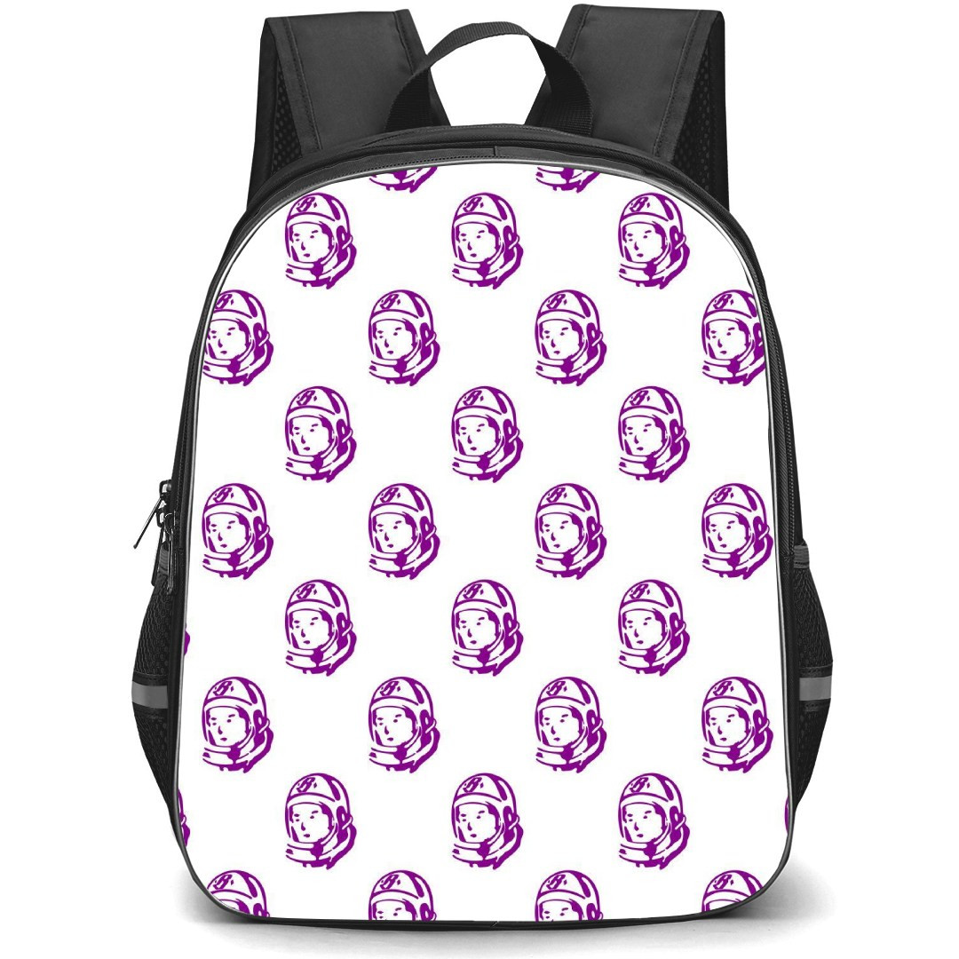 Billionaire Boys Club Backpack StudentPack - Billionaire Boys Club Astronaut Purple Avatar Pattern Art On White Background