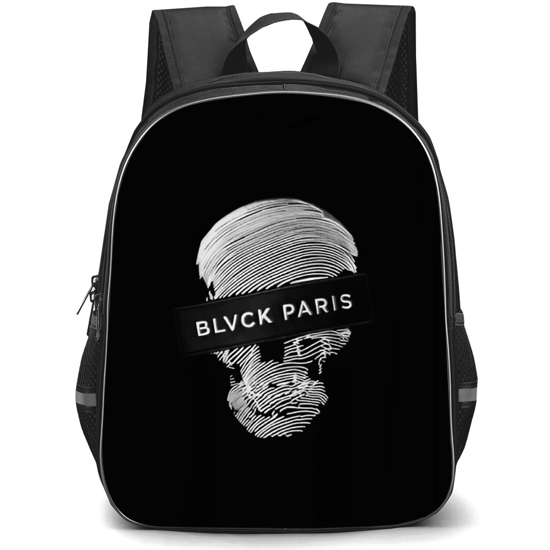Blvck Paris Backpack StudentPack - Blvck Paris Skull On Black Background